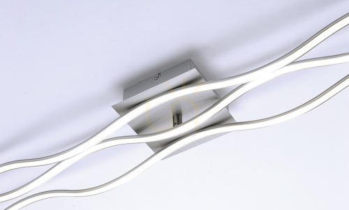 Skontrolujte Stropné LED svietidlo WAVE 15167-55 strieborné, 139,5 cm