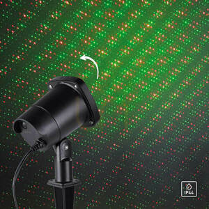Záhradný laserový projektor Zuma Line LASER 19940-18 čierny 6 W IP44 small 5