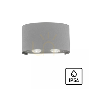 Nástenné svietidlo CARLO 9487-21 Silver 4xLED small 12