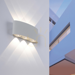 Strieborné LED nástenné svietidlo CARLO 9488-21 6×LED small 2
