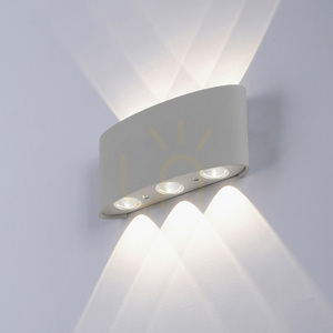 Strieborné LED nástenné svietidlo CARLO 9488-21 6×LED small 6