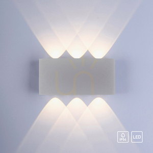 Strieborné LED nástenné svietidlo CARLO 9488-21 6×LED small 9