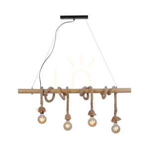 Závesné svietidlo ROPE 15483-18 Bronz 4xE27 small 1