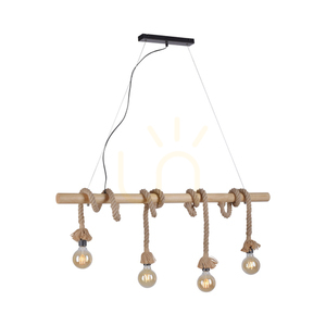 Závesné svietidlo ROPE 15483-18 Bronz 4xE27 small 6