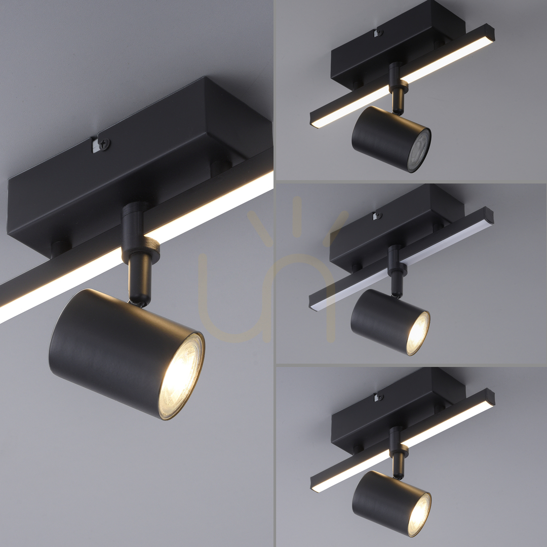 Displej Plafón BARIK 6523-18 Black 2xGU10 Plafón BARIK 6523-18 Black 2xGU10
