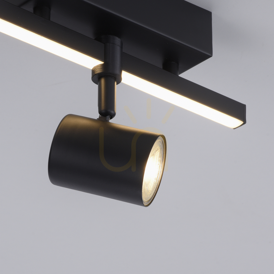 Displej Plafón BARIK 6523-18 Black 2xGU10 Plafón BARIK 6523-18 Black 2xGU10