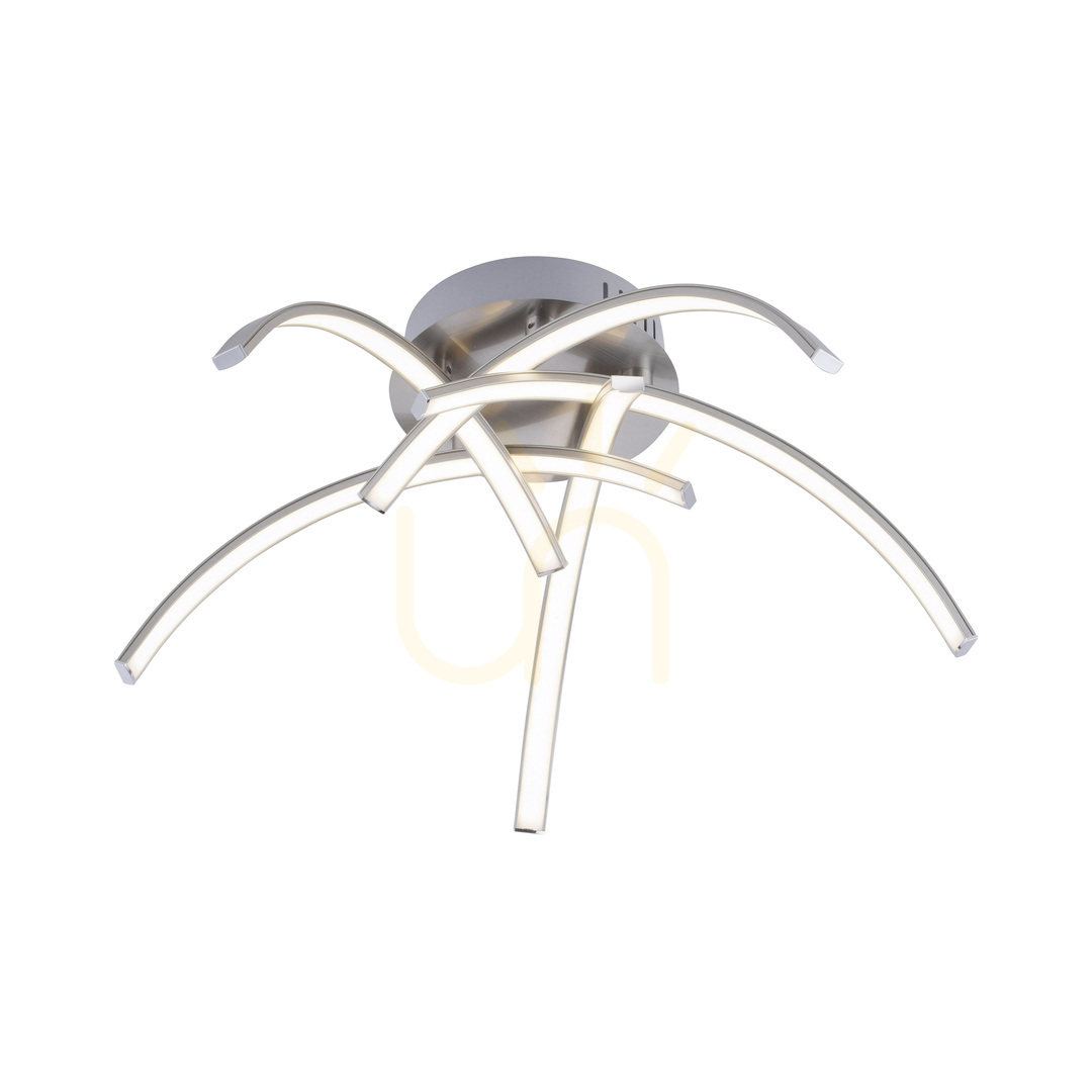 vyhliadka VALERIE Plafond 15340-55 Silver 5xLED VALERIE Plafond 15340-55 Silver 5xLED
