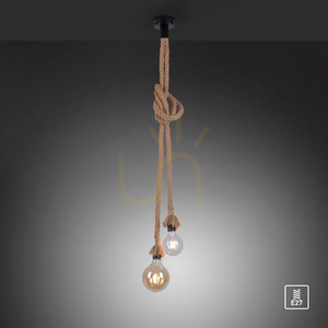 Závesné svietidlo ROPE 15482-18 Brown 2xE27 8 Závesné svietidlo ROPE 15482-18 Brown 2xE27 small 8