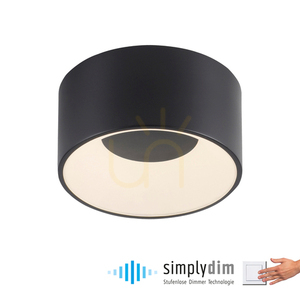 TANIKA Plafond 14325-18 Black 1xLED small 1