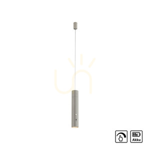 Závesné svietidlo ATTACH 18281-40 Grey 1xLED small 1