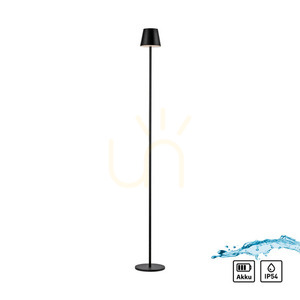 Záhradná lampa EURIA 19252-18 čierna 1xLED small 1