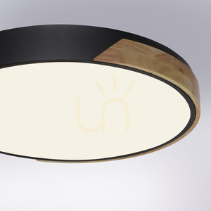 Q-BILA Plafond 6071-18 Black 1xLED small 8