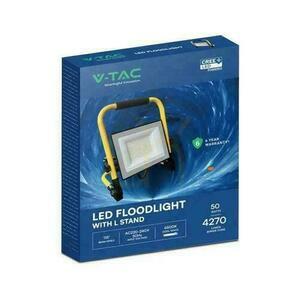 V-TAC 50W CREE CHIP IP65 LED prenosný reflektor VT-44049 4000K 4270lm 6 rokov záruka. small 1