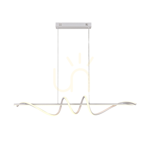 Skontrolujte Závesné LED svietidlo Italux Bastelo biele PND-24154-WH