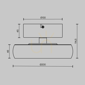 FLOAT Plafond MOD498CL-L13BK1 Maytoni small 6