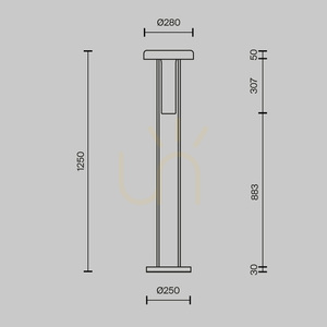 Podlahová lampa Maytoni Ikebana čierna LED 24 W MOD463FL-L24B3K small 8