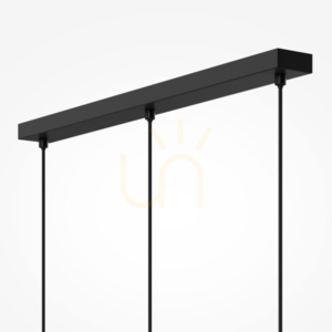 Závesné svietidlo Maytoni Maris MOD499PL-03B, čierne, 3×E14 small 5