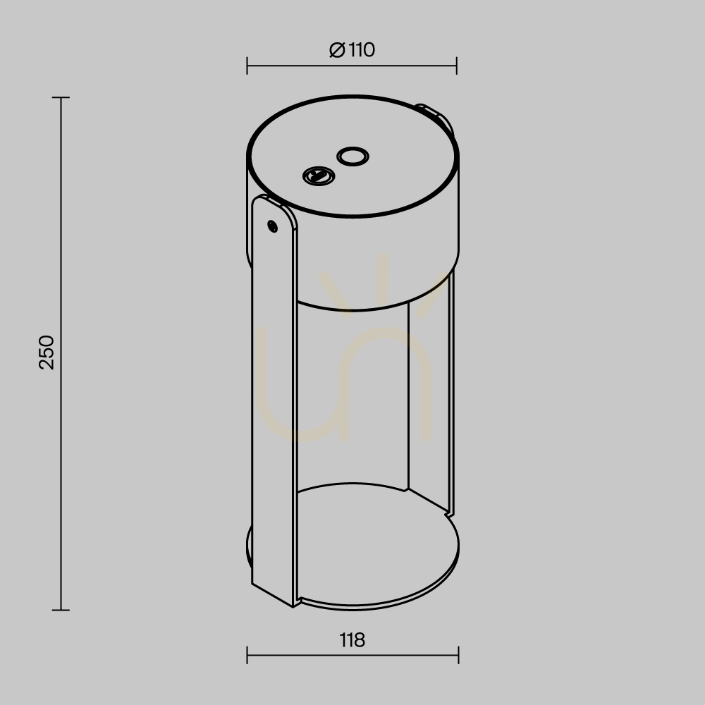 vyhliadka CAVO O145TL-L3ORK IP54 stolová lampa Maytoni CAVO O145TL-L3ORK IP54 stolová lampa Maytoni