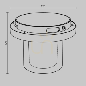 Prenosná akumulátorová lampa Maytoni Lantra O146TL-L2B2K čierna IP44 small 6