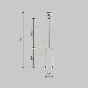 Čierne svietidlo Maytoni Focus LED pre systém Holity C152PL-13W3K-B 13 W 3000 K small 8