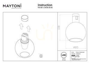 BUBBLE koľajnicová lampa TR148-1-3W3K-B-DE Maytoni small 8