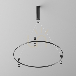 Kruhová magnetická lišta Maytoni Flarity TRX154-R-D800-B, Ø80 cm, 24 V, čierna small 4