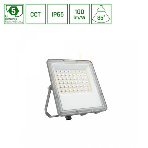 Skontrolujte LED reflektor Noctis Max CCT 50W 230V IP65 207x174x28mm Sivá 5 rokov záruka