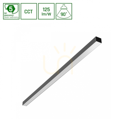 Skontrolujte ALLDAY BASIC Lighting Bar 40W 3 CCT 230V 90st IP20 1203x42x37mm Black Pr Ugr<19 5 rokov záruka.