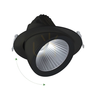 Sal SILENA 2 830 27W 230V 50st čierna stropná šošovka small 11