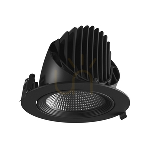 Sal SILENA 2 830 27W 230V 50st čierna stropná šošovka small 7