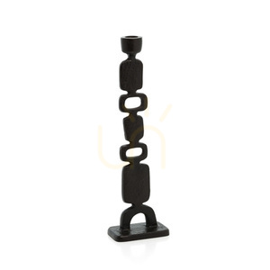 Sviečka Totemo čierna L 30,5 cm 11×6,5 cm small 3