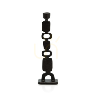 Sviečka Totemo čierna L 30,5 cm 11×6,5 cm small 5