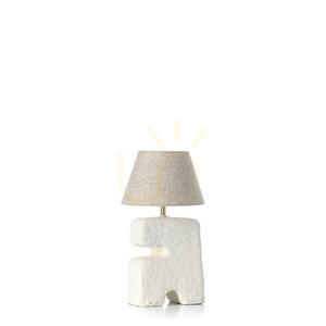 Stolová lampa BAZAR BIZAR L’Objet S, biela, papiermašé small 2