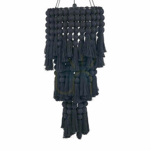 Skontrolujte Luster Nomad z bavlny čierny XL Oversized Collection 45x45x100 cm