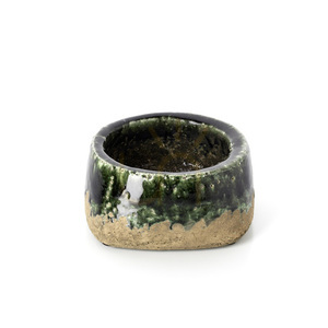 Nízky kvetináč The Moss Bowl, kamenina, betónovo zelený, Ø 16,5 cm, v. 8 cm small 4