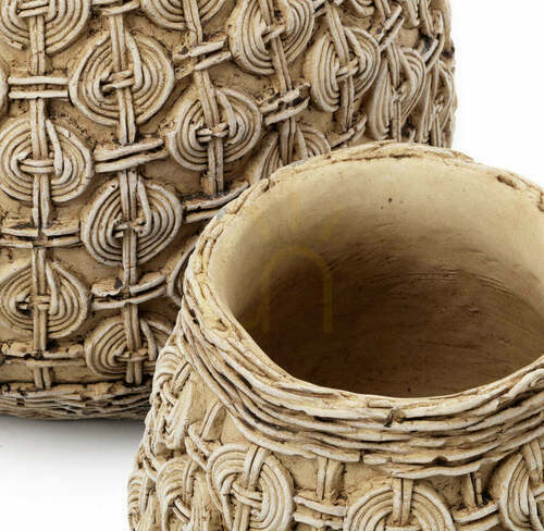 Skontrolujte Betónový kvetináč The Knot XL Planters 农