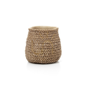 Kvetináč pletený prírodný M Planters 23,5 × 23,5 × 22 cm small 4