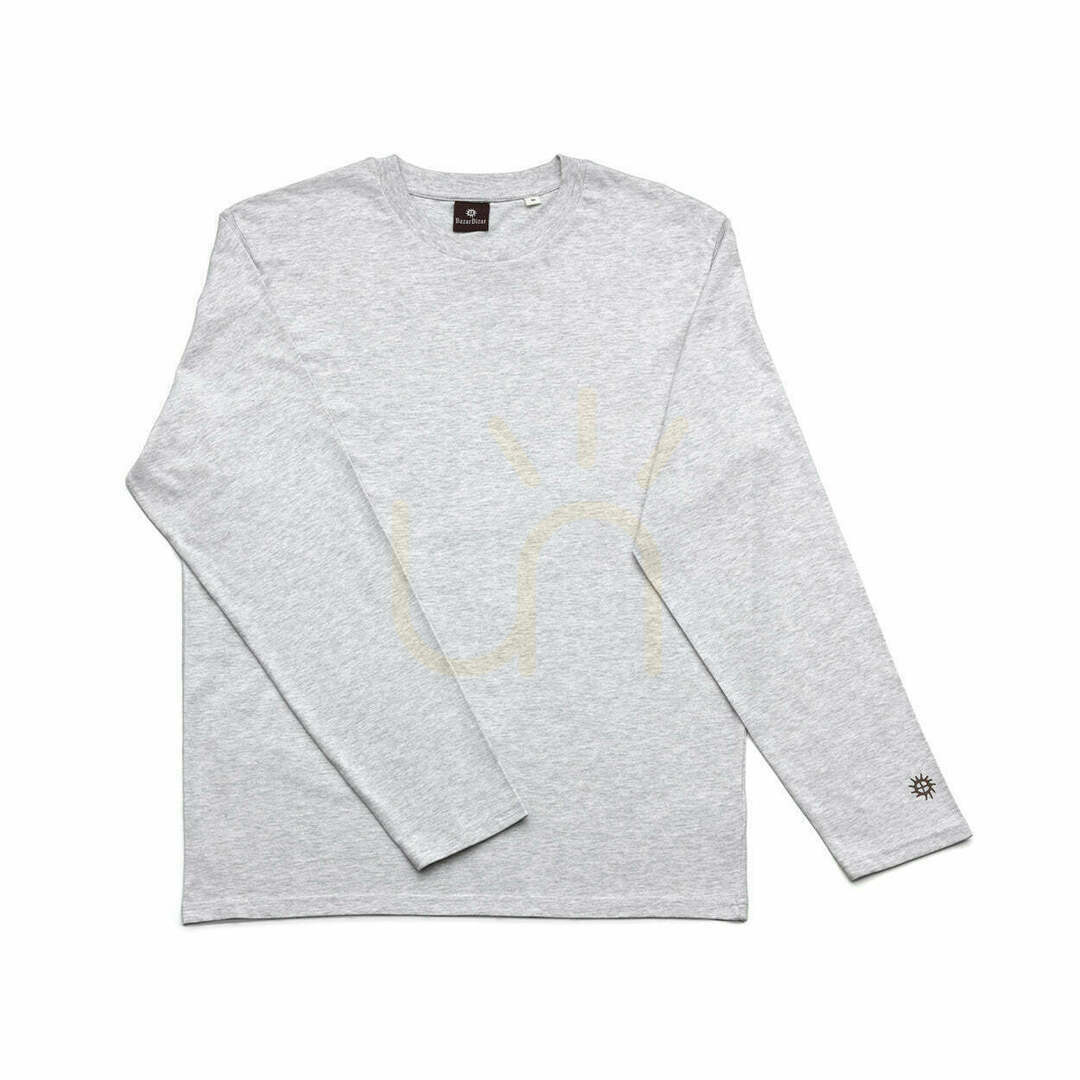Šachovnicové tričko s dlhým rukávom Heather Grey XL