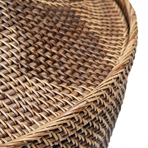Prútený úložný kôš Crown Baskets prírodná hnedá 55x55x52 cm small 8