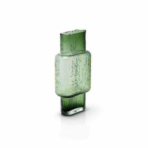 Skontrolujte Sklenená váza Vintage Vert zelená L Glass Collection