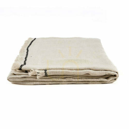 Skontrolujte Obrus Tuscany prírodný čierny 150x250 Table Linen