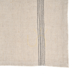 Kuchynská utierka Lint Biscuit prírodná čierna 45x45 cm Table Linen small 4