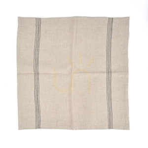 Kuchynská utierka Lint Biscuit prírodná čierna 45x45 cm Table Linen small 5