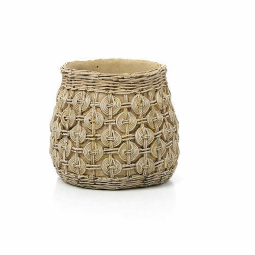 Skontrolujte Betónový kvetináč The Knot L, Planters, 23x23x20,2 cm