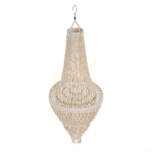 Luster Ocean Tower Shell prírodný L 40×40×80 cm small 4