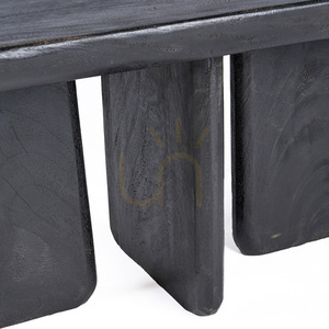 Konferenčný stolík Obsidian čierny 100x50x45 cm Coffee Tables small 6