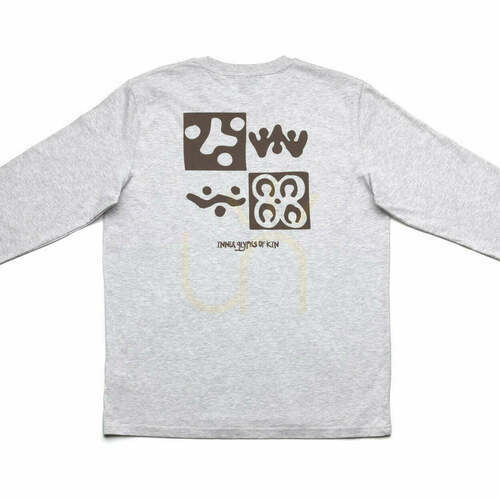 Skontrolujte Šachovnicové tričko s dlhým rukávom Heather Grey L
