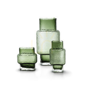 Váza Vintage Vert zelená M Glass Collection small 3