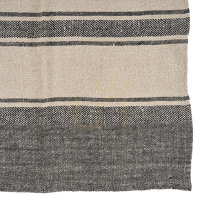 Ľanová kuchynská utierka Bazar Bizar The Linen Smudge prírodná a čierna 50 × 70 cm small 5