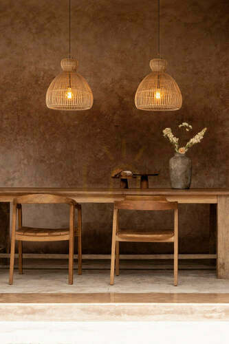 Skontrolujte Prívesné svetlo Handmade Pendant Lamps prírodné 50 cm